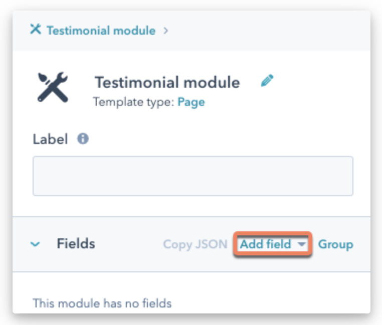 Example of HubSpot module