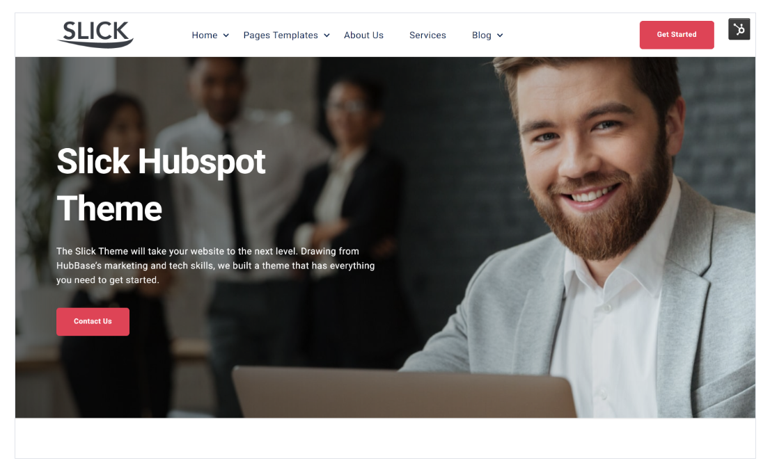 Slick HubSpot Theme Screenshot